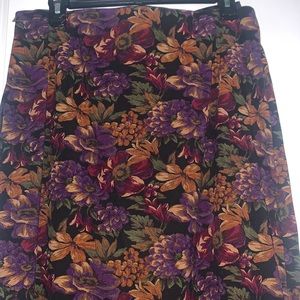 Floral long Skirt